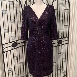 Sequined cocktail dress from Neiman Marcus.